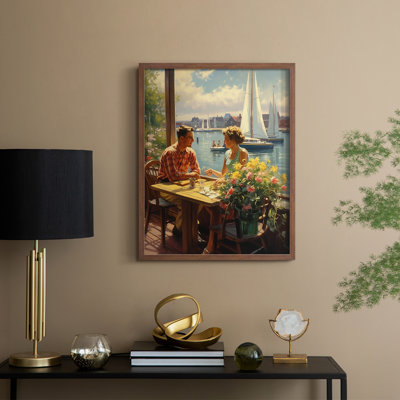 «WOMEN Series», reproduction encadrée en bois massif