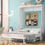 Grand lit escamotable avec tablette-114239071