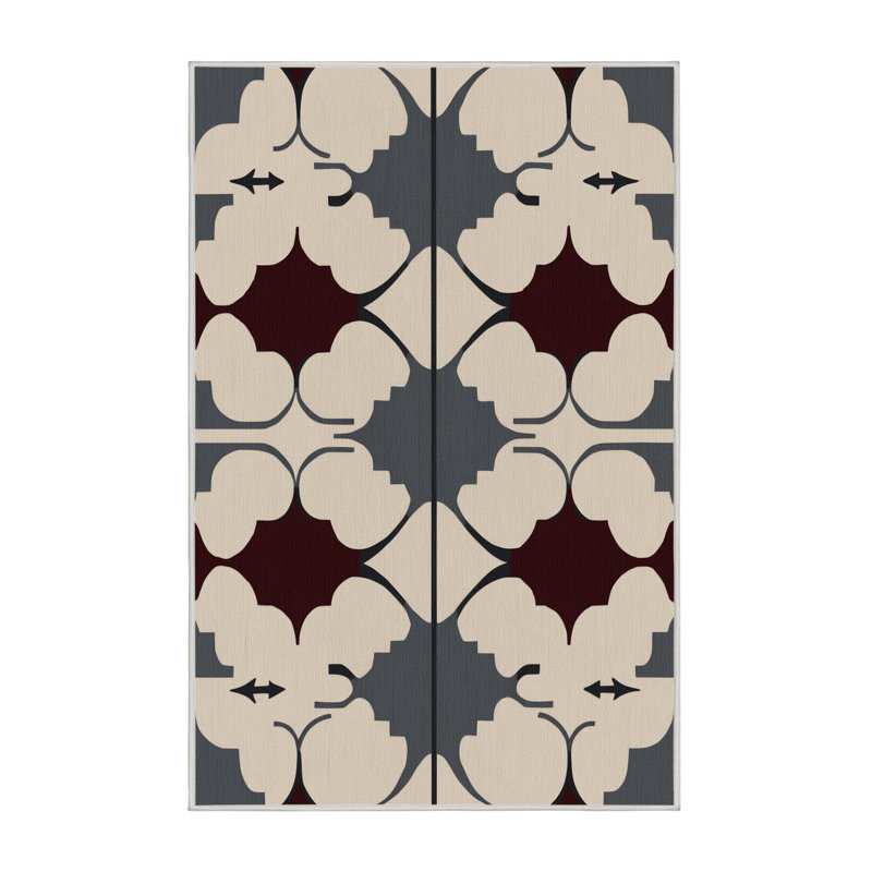 Meticulous Curve Rug, Rectangle 3' x 5'