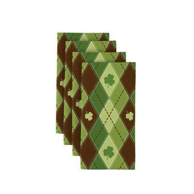 Polyester Geometric Square Napkin