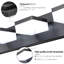 6 - Miroir de salle de bain noir à DEL - Convient aux luminaires de salle de bain et de maquillage-265795446