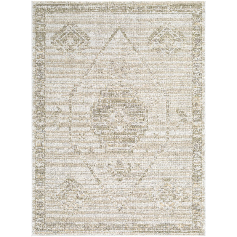 Vlora tissé à la machine, Rectangle 6'7" x 9'