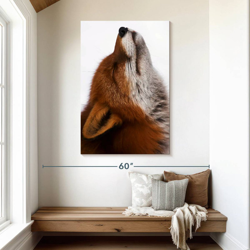 Brampt Red Fox Daydreaming, 48" H x 32" W