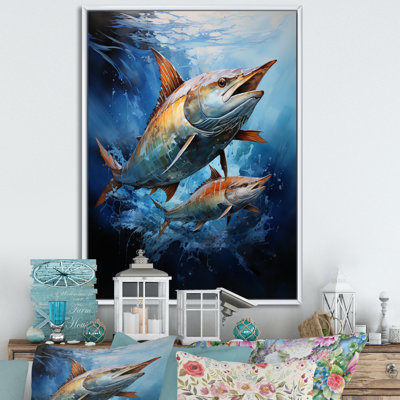 Alleffra pêche majestueux Marlins sautant II