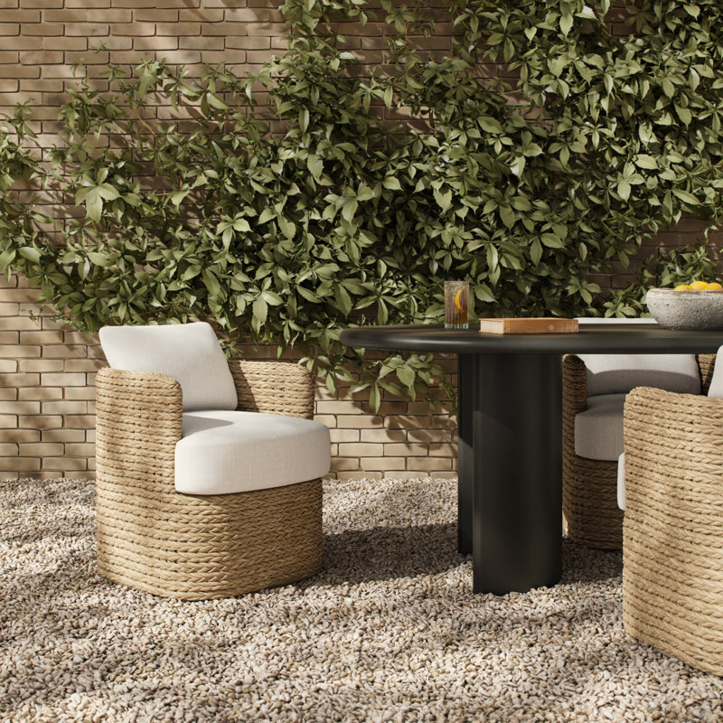 Chaise de salle à manger Abagail - Crème Vergo