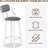 Bar Table Set For 2, 3 Piece Bar Table Set, Bar Table And Chairs Set With PU Upholstery Stool And 3 Open Storage Shelves, Pub Table Set For Small Space And Kitchen, Black-106630105-106630106