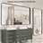 Lunara 1.18" Deep Rounded Corner Rectangular Bathroom Wall Mirror with Premium Tempered Glass & Aluminum Alloy Framed-681096522-681085384