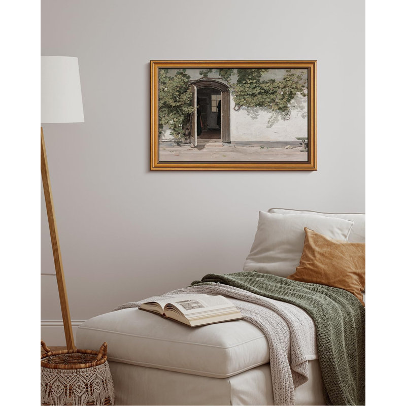 Vintage Vineman Gold Framed Wall Art