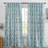 Clara Floral Damask Patterned Window Back Tab Rod Pocket Curtains Bedroom - Light Blocking Darkening Window Panels, Set of 2-828749596-828749592