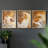 Abstract  Series  CXLV  -Set Of 3 Framed Giclee Prints -Ready to Hang-107252659-107252657
