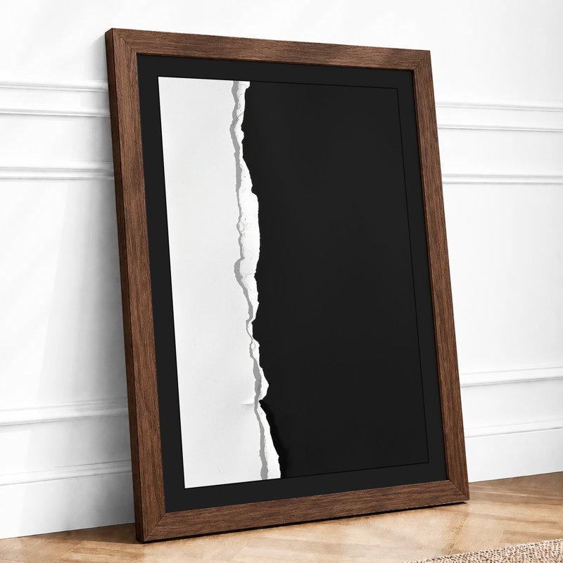 Fractured Division Minimalist - Print, Walnut, A3 - 42.0 x 29.7 cm