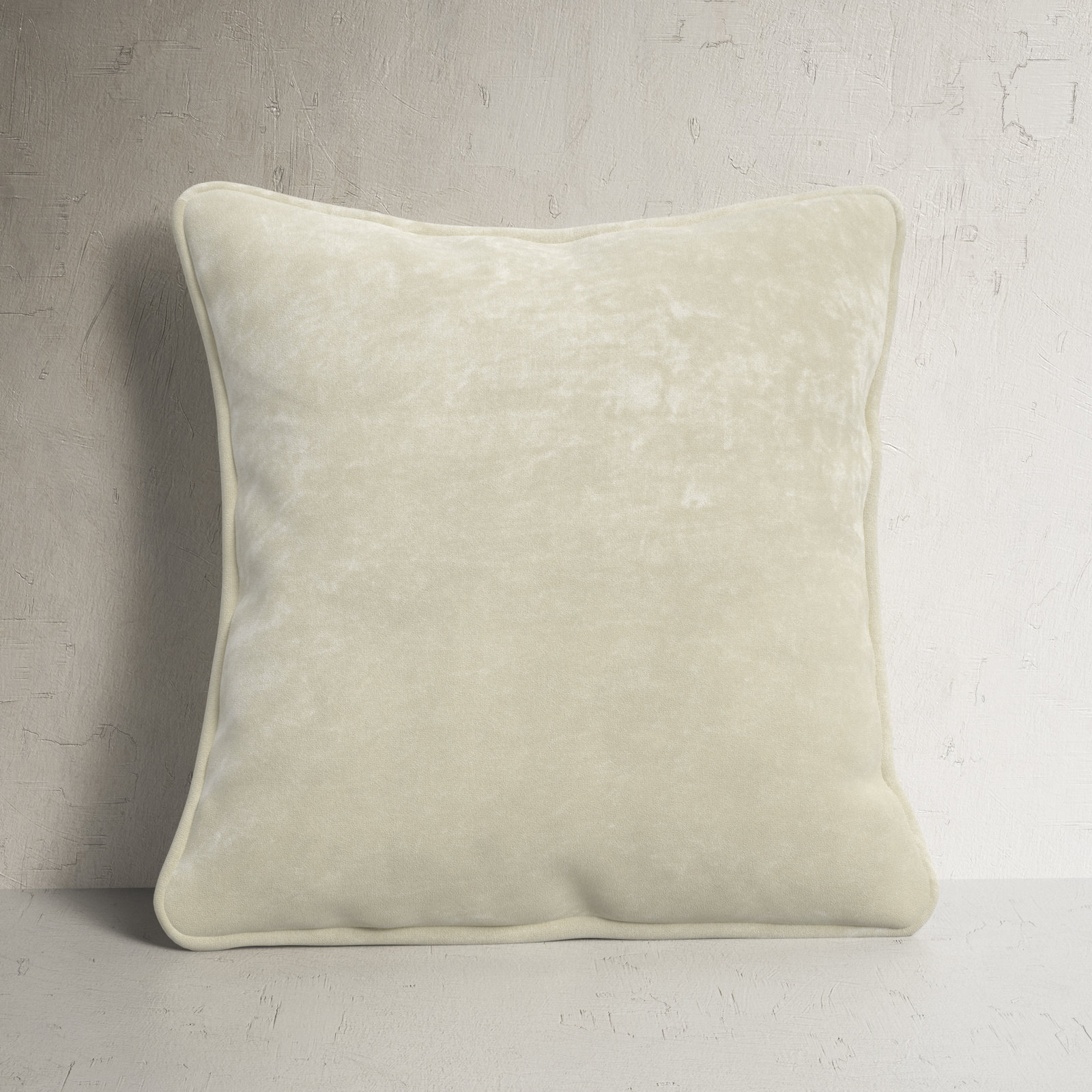 Roseline 20" x 20" Pillow Cover, Cream, Pillow Cover Only - No Insert
