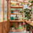 Backyard Discovery Poppy 9' x 6' Cedar Wood and Polycarbonate Walk-In Outdoor Greenhouse Kit with PowerPort