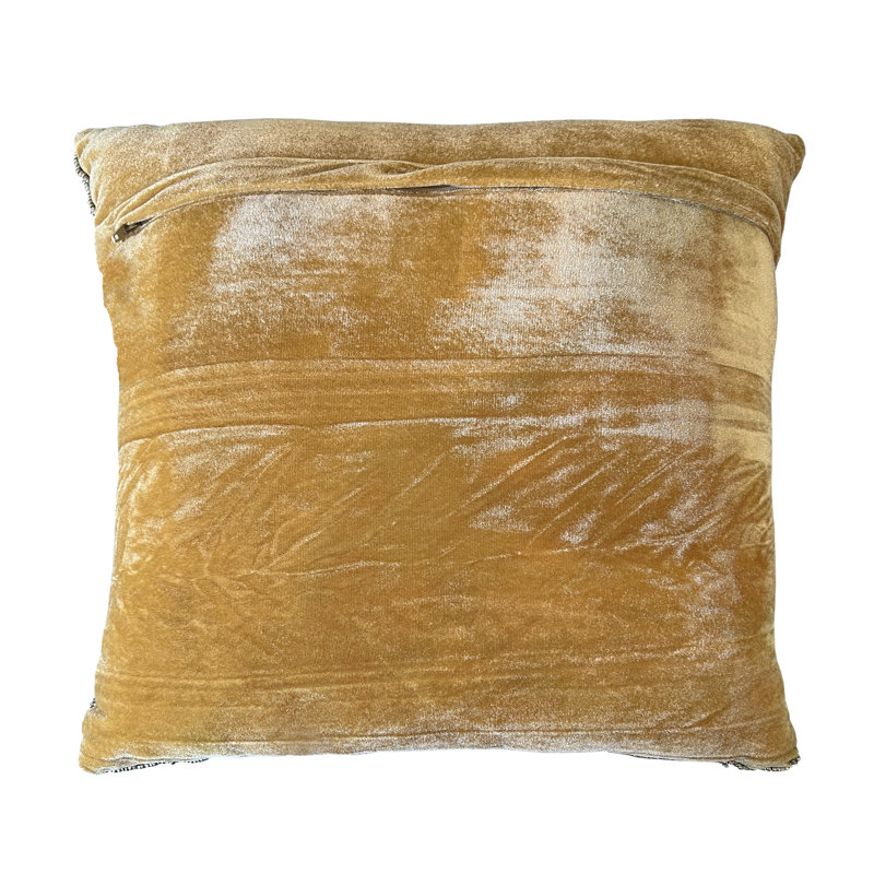 Beaded Square Pillow Cover & Insert