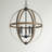 5 - Light Dimmable Globe Chandelier