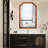 Solid Wood Frame Rounded Corner Decorative Mirror-1976039754-1976039759