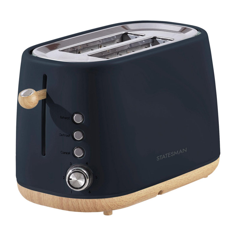 2 Slice Scandi Toaster Green, Green