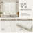 Heavy Textured Faux Linen Tier Curtains Semi Sheer Light Filtering Small Window Kitchen Curtains Short Cafe Curtains Drapes with Dual Rod Pocket Ivory 25x25inch-2116767231-2116767216
