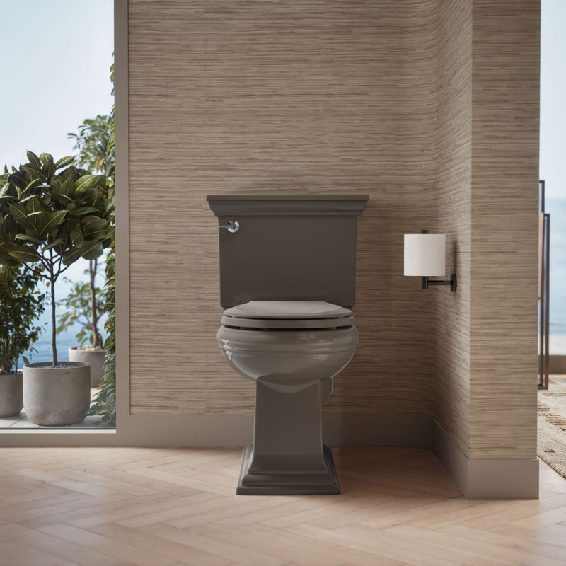 Cachet® Quiet-close™ Round-front Toilet Seat, Cashmere, Ready Latch