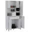 Garde-manger Venice 90, plusieurs armoires, un tiroir, deux tablettes ouvertes