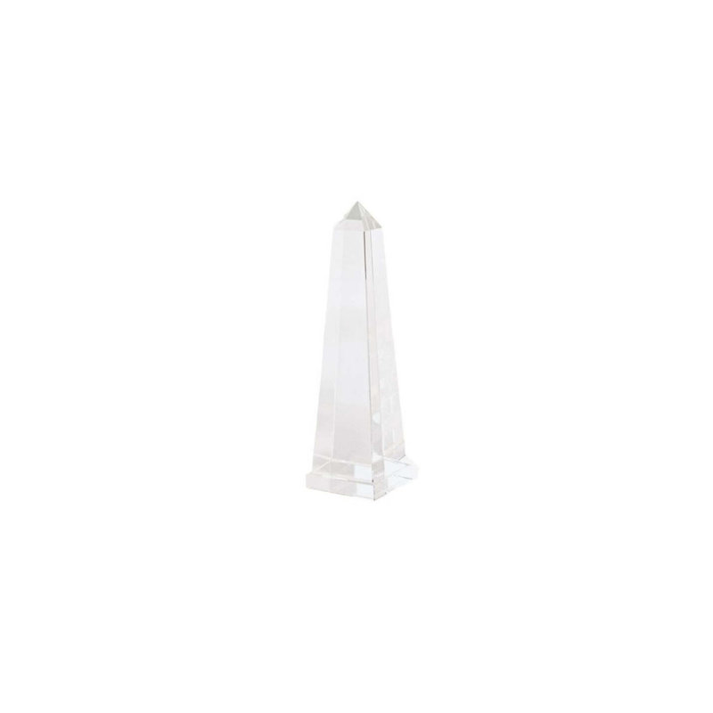 Crystal Obelisk Mini, 8.25" H x 3" W x 3" D