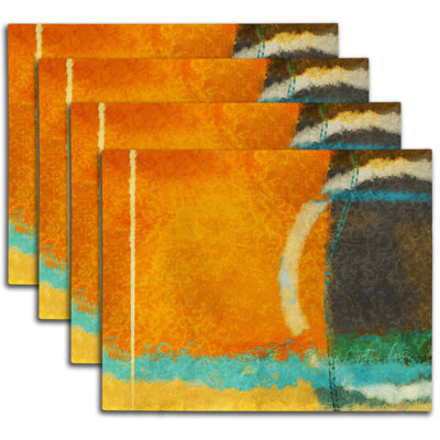 Napperon abstrait en polyester