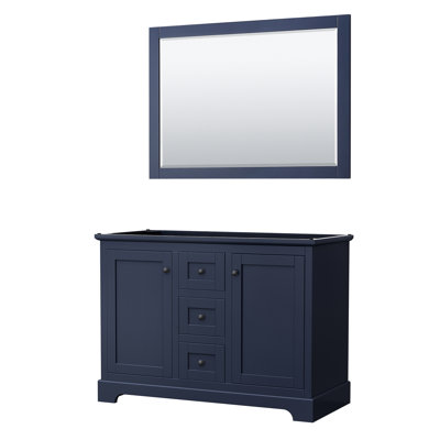Avery 47.25'' Double Bathroom Vanity Base Only