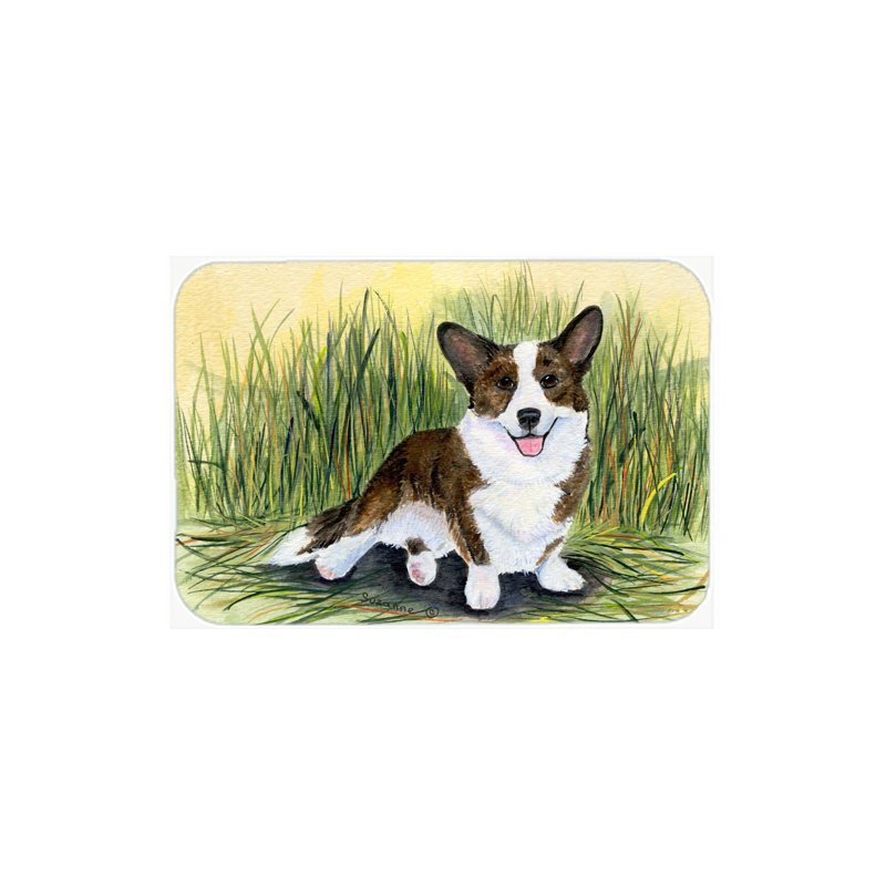 Planche à découper en verre caroline trésors corgi