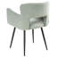 49cm H Upholstered Upholstered Back Side Chair in Green
