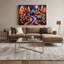 Desserts, bonbons d'Halloween, art mural sur toile brune-510904966