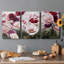 Royal Poppy Field - Toile tendue avec châssis de qualité supérieure - Prêt à être accroché-127742058