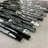 Random Sized Glass & Metal Linear Mosaic Wall Tile-90566691