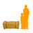 Single Straw Bale Hay Statue