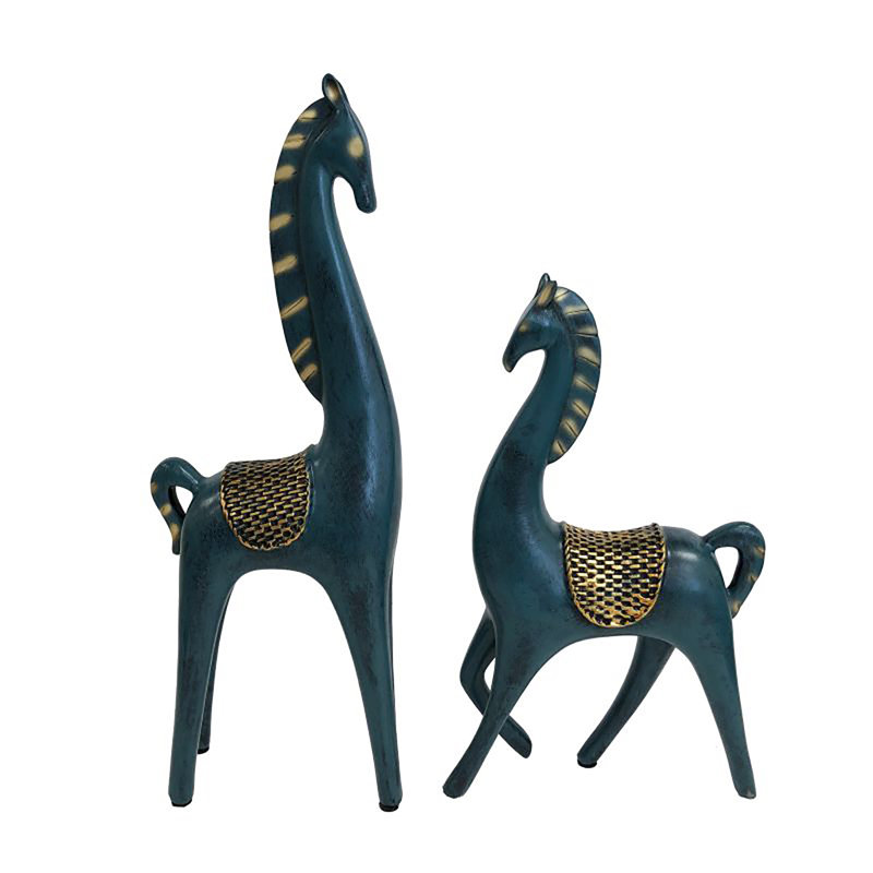 Dannicka Landscape & Nature Figurines & Sculptures, Blue