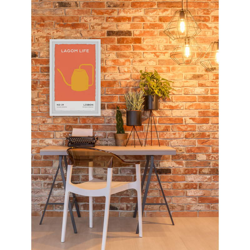 «Minimalist Affiche No 19», reproduction encadrée, L 8 po x H 12 po