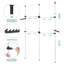 Adjustable Wall Mounted Clothes Rack