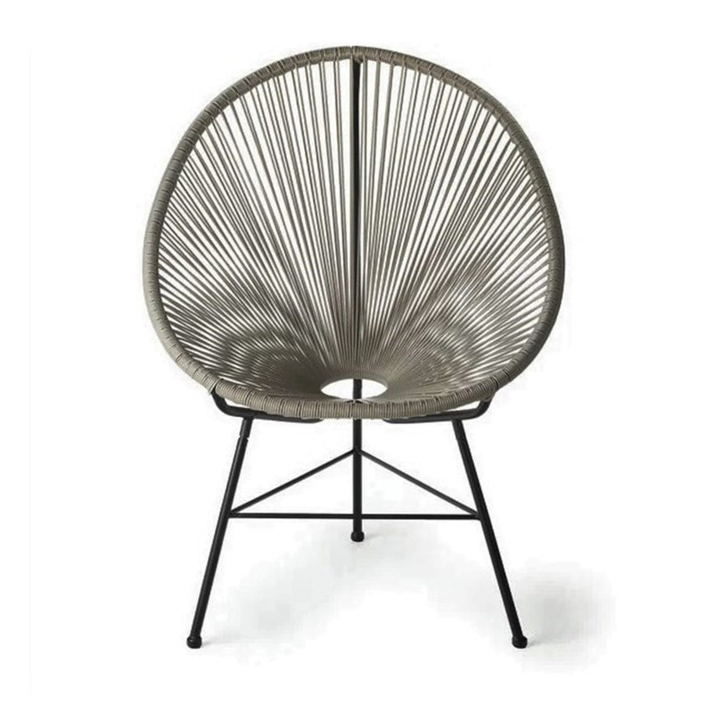 Chaise de terrasse Heida, Grey/Black