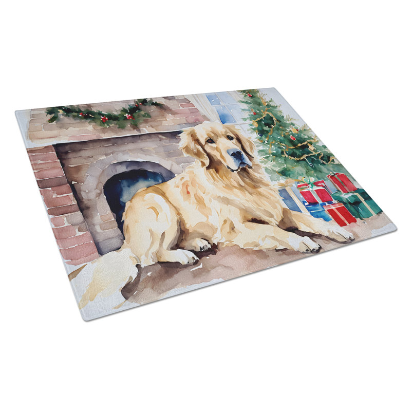 Planche à découper en verre Golden Retriever