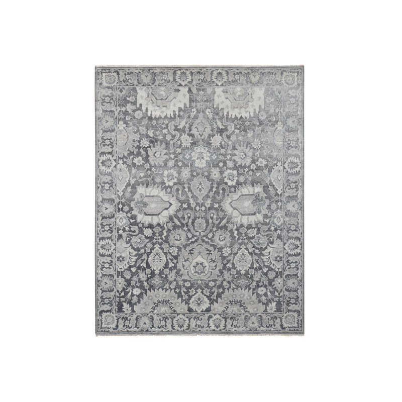 Tapis gris Oushak