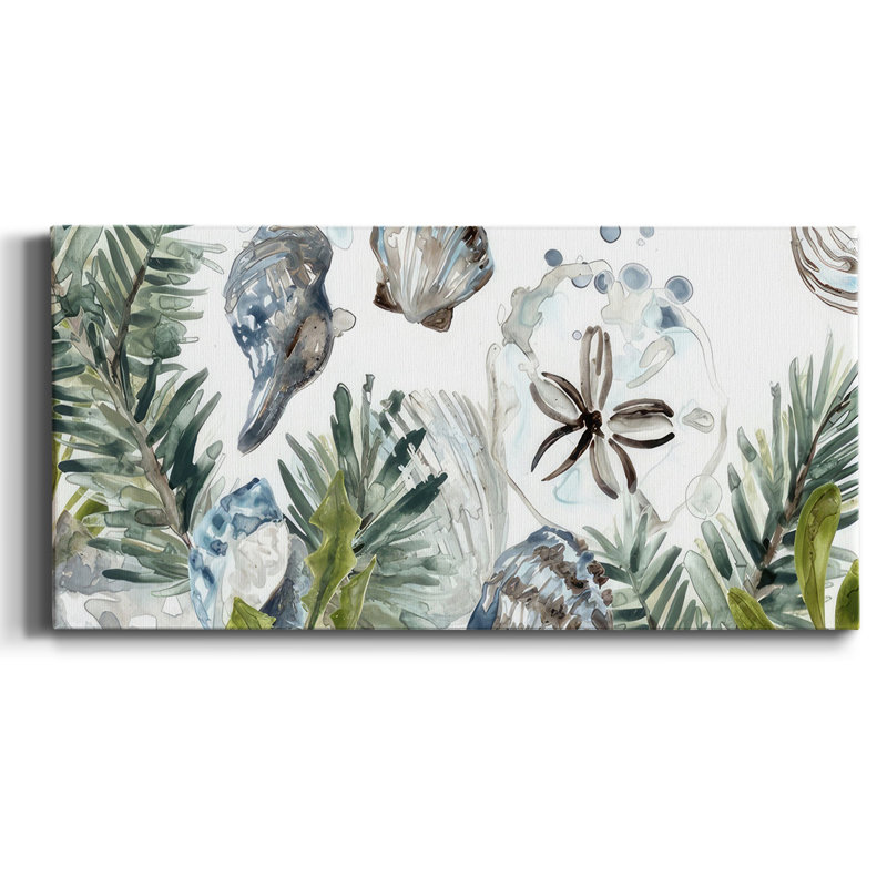Collection côtière de coquillages de Noël D, H 16 po x l 32 po x P 1,5 po