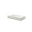Lavabo de salle de bain en surface solide en résine de pierre - blanc mat, 32,7 lb, 32,32 po de profondeur, 17,9 po de largeur, 4,98 pi.