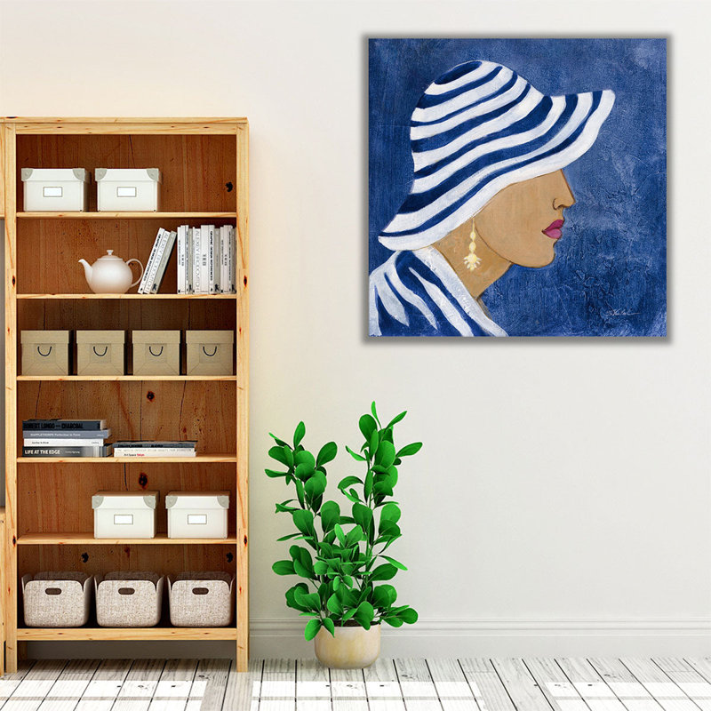 «Lady with Hat I», reproduction d'art sur toile, H 30 po x l 30 po