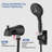 All Metal Bathtub Faucet With Sprayer, 6 Settings Handheld Shower With Switch-118826288