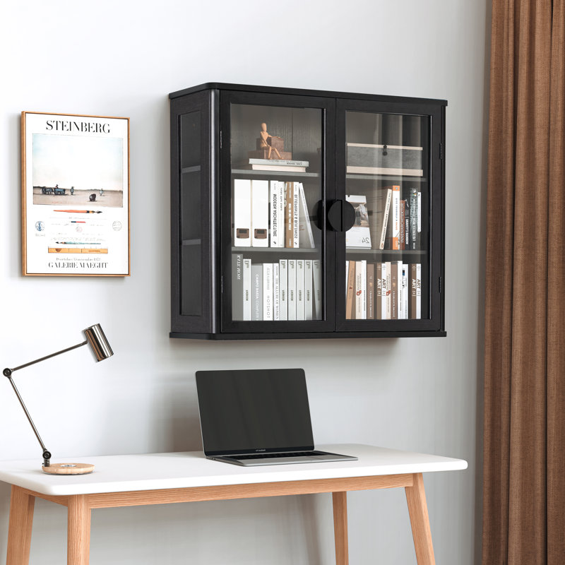 Armoire à panneaux de particules Kaelei, Noir