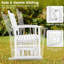 Banc oscillant en bois Geroline
