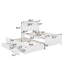 Lit plateforme simple avec lit gigogne et tiroirs-1838900308