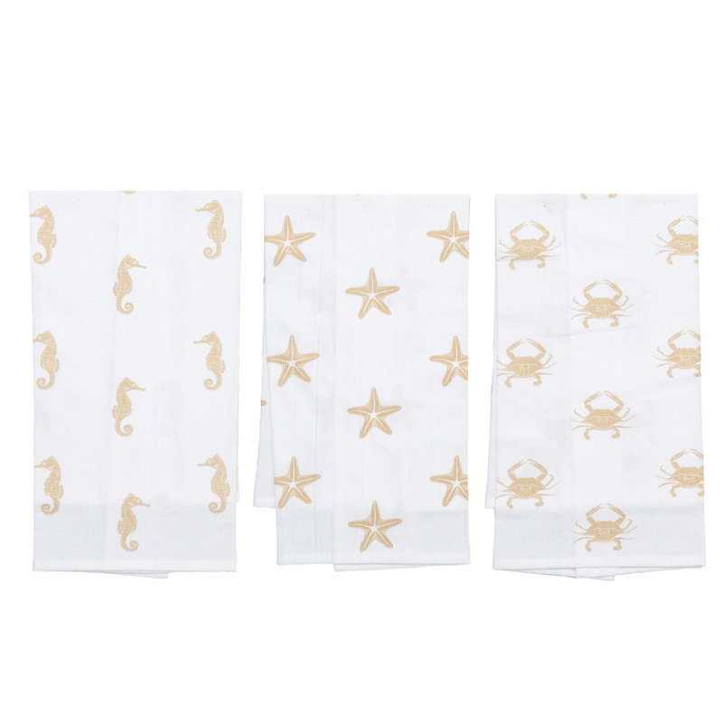 Ensemble de 3 serviettes de cuisine Seaside Splendor