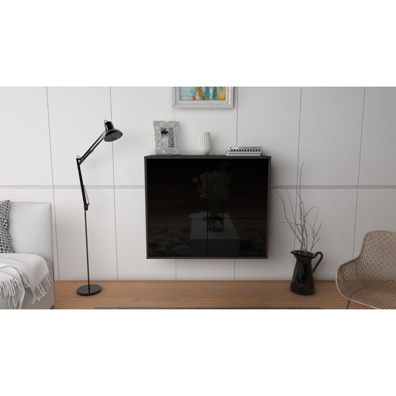 Rosenblum 92cm Sideboard, High Gloss Black