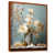 Toile avec cadre flottant brun