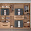 Ensemble de rangement en tissu sous le lit